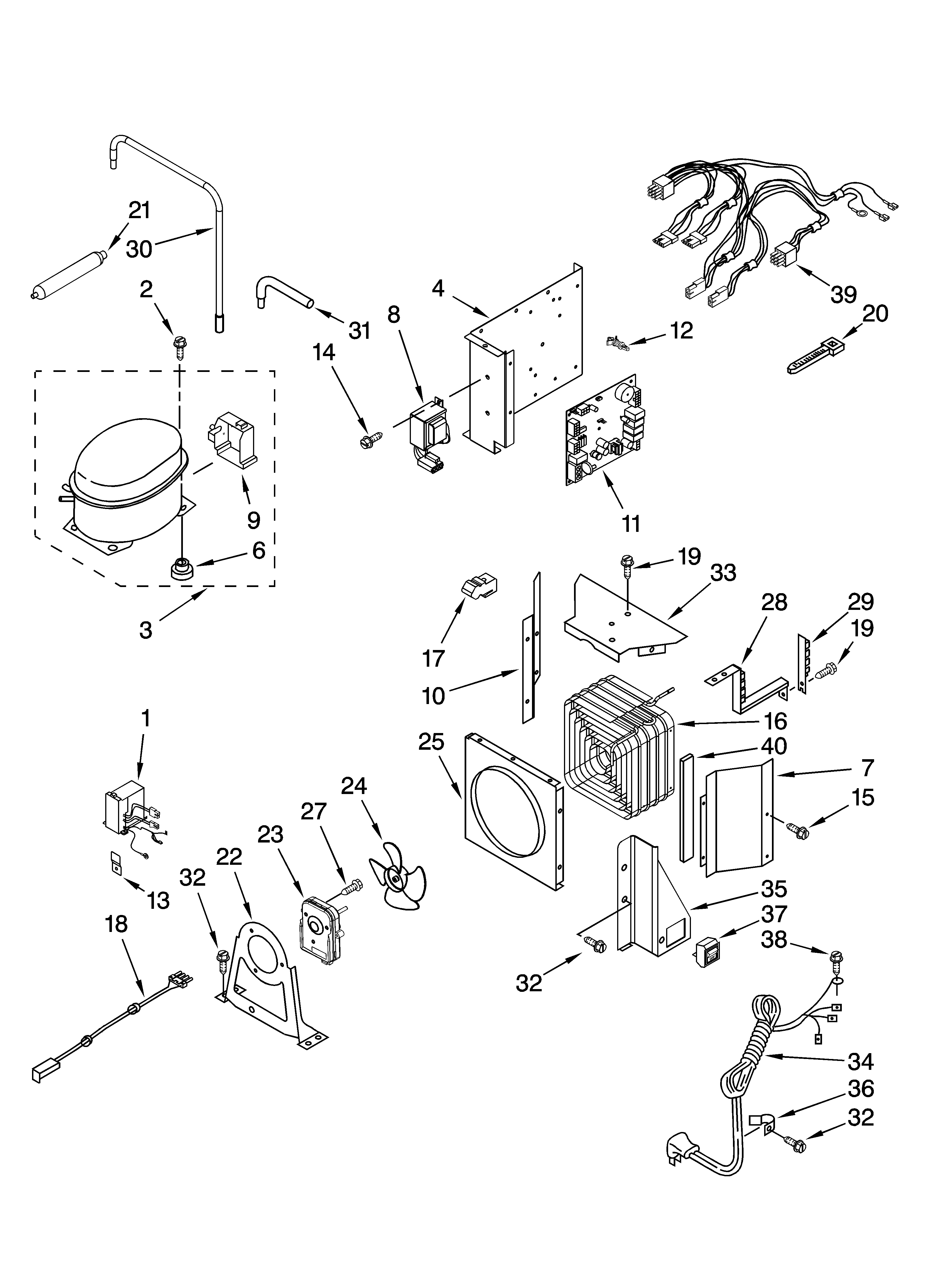 Upper unit parts
