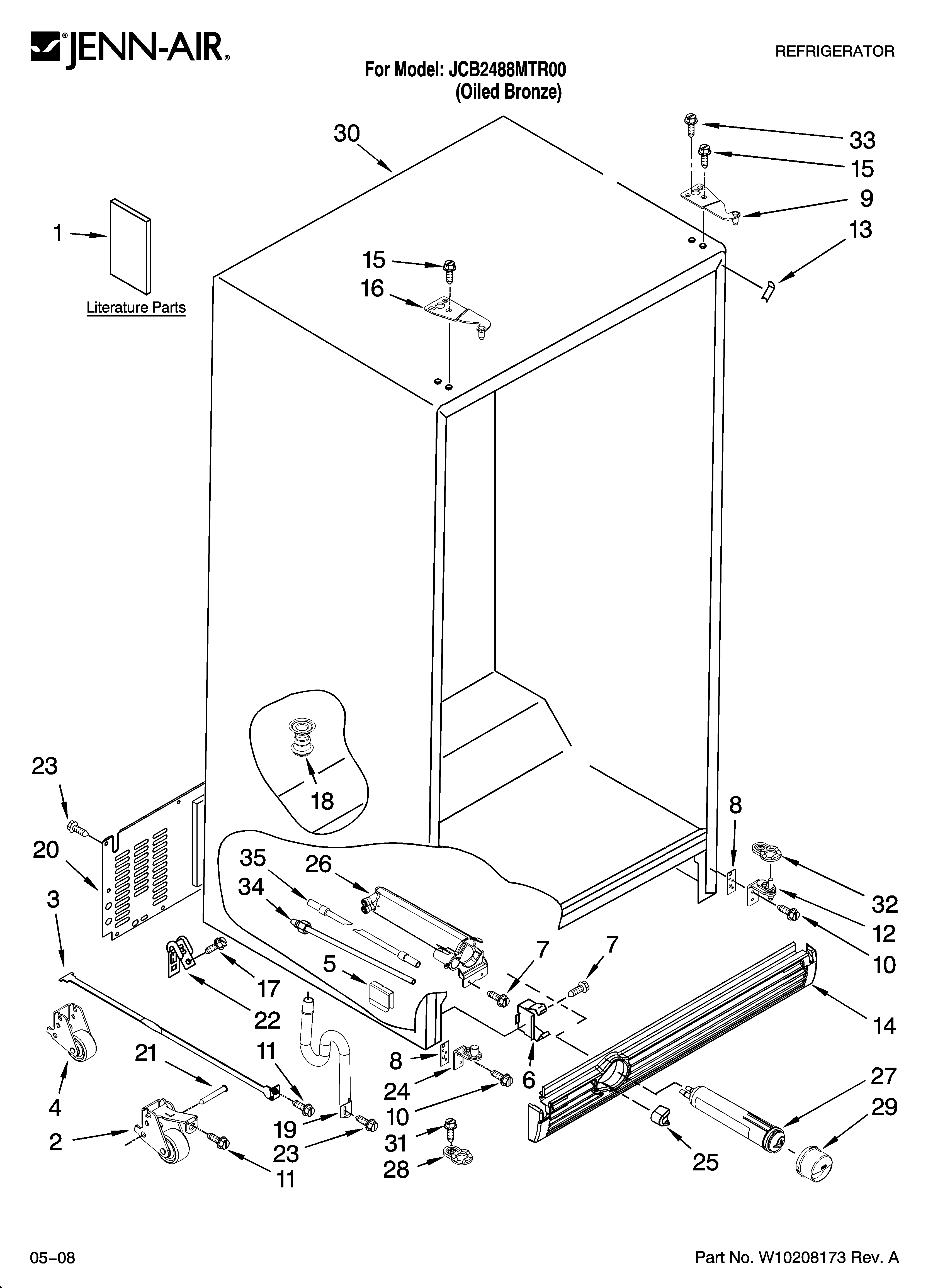 Cabinet parts