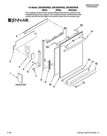 Door and panel parts