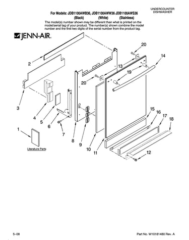 Door and panel parts