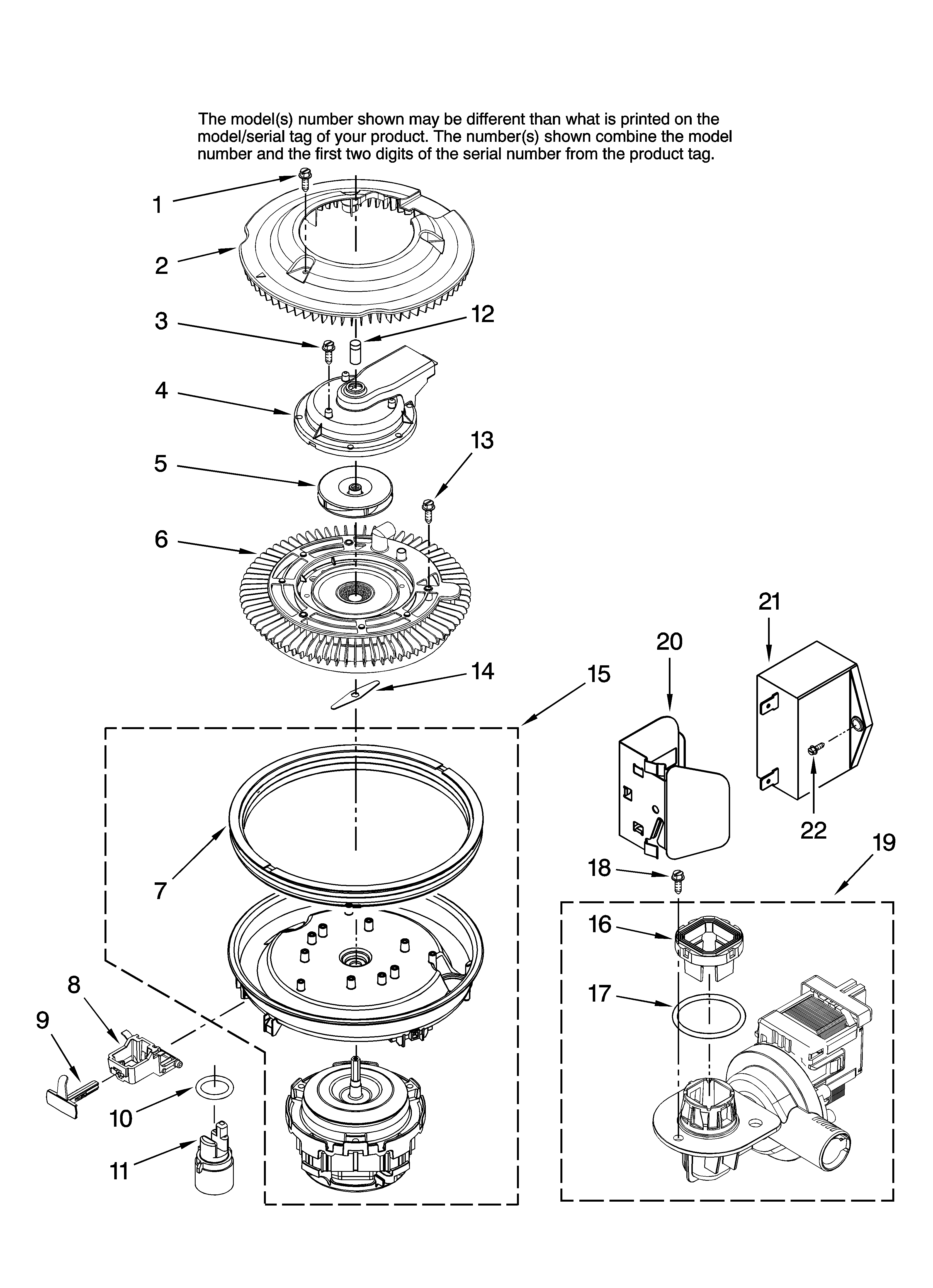 Pump and motor parts