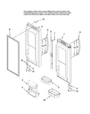 Refrigerator door parts