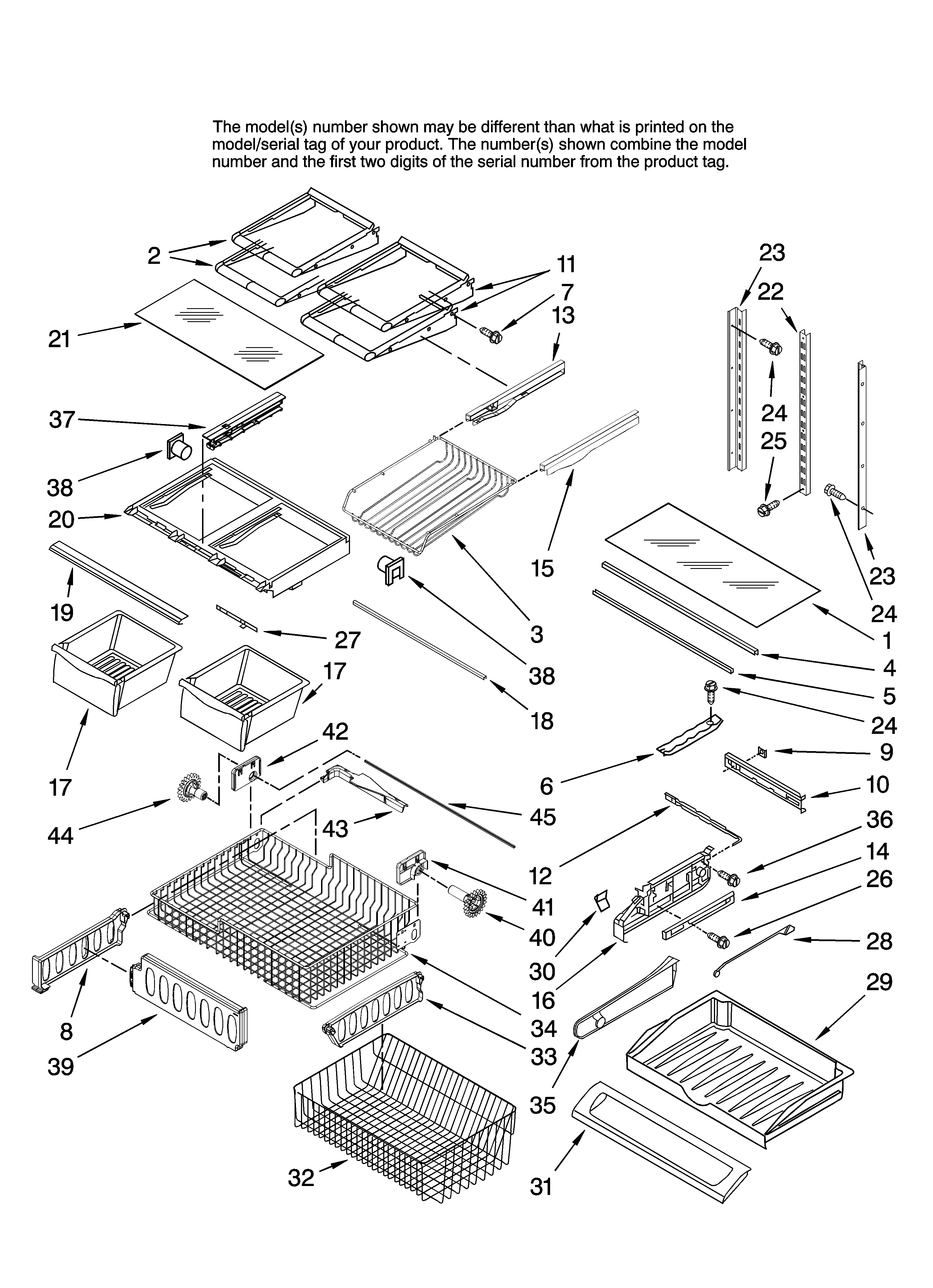 Shelf parts