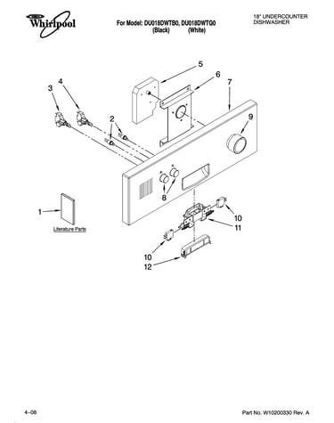 Control panel parts