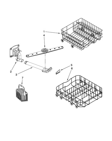 Dishrack parts, optional parts (not included)