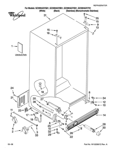 Cabinet parts