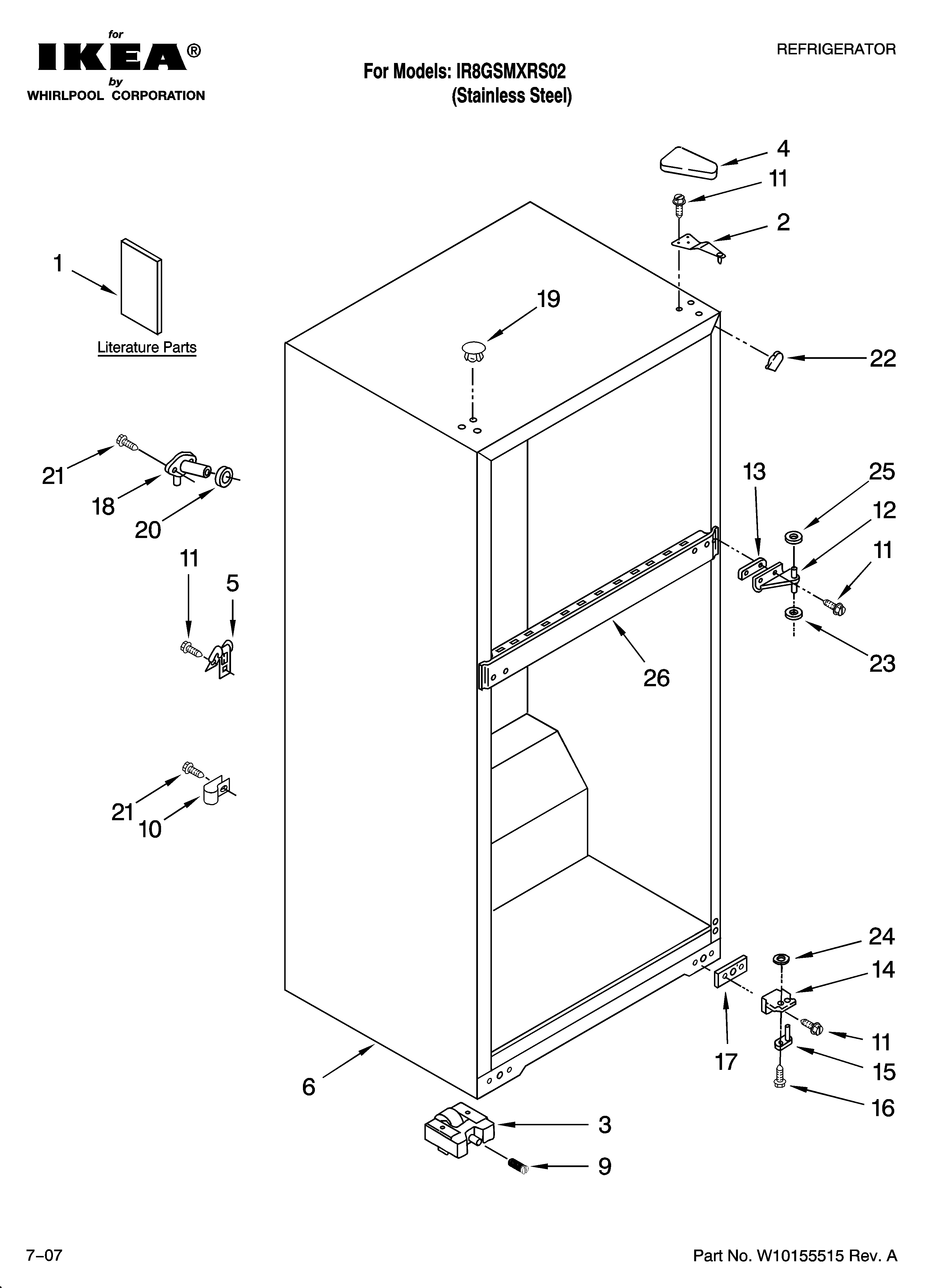 Cabinet parts