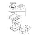 Ikea IR8GSMXRS02 shelf parts, optional parts diagram