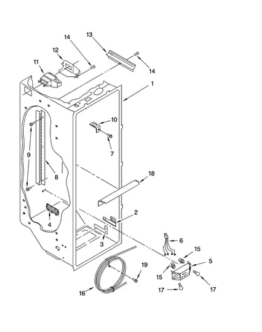 Refrigerator liner parts