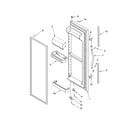 Whirlpool ED5FHGXNQ02 refrigerator door parts diagram