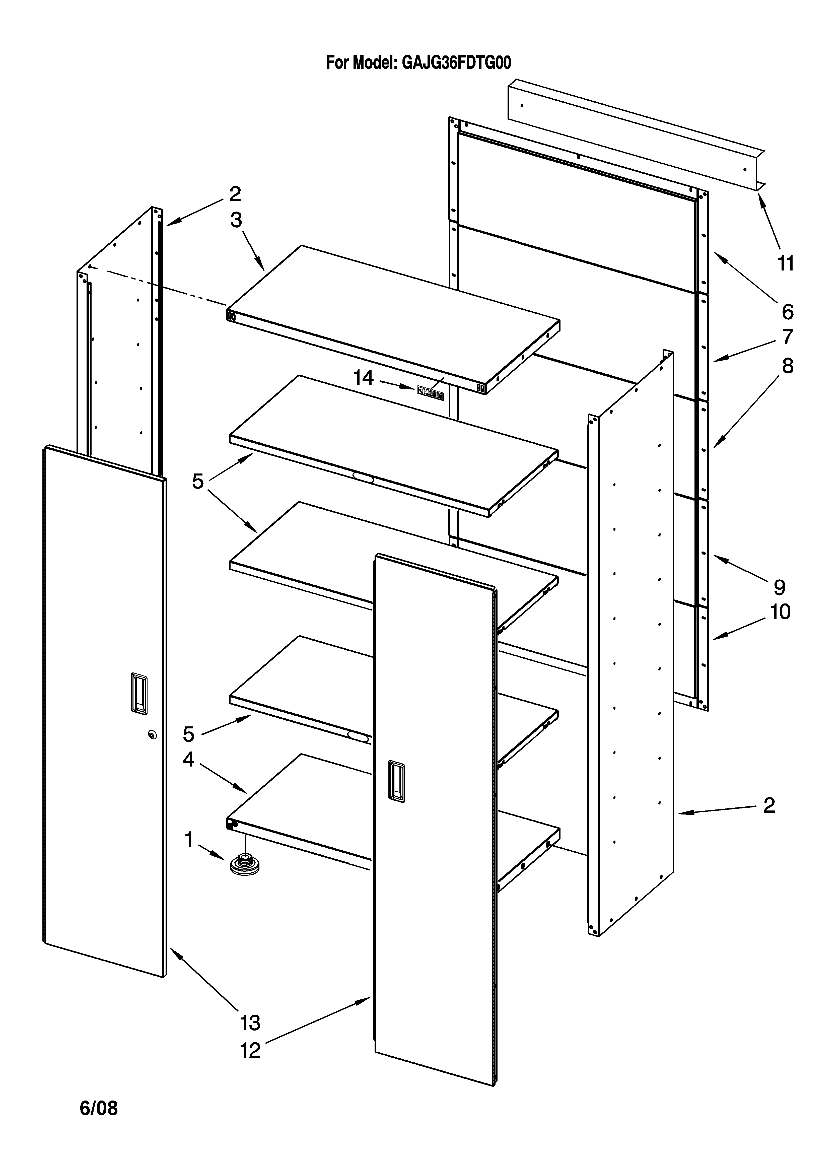 Jumbo gearbox parts