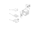 Whirlpool GBS277PRB03 internal oven parts diagram