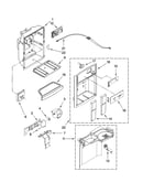 Dispenser front parts