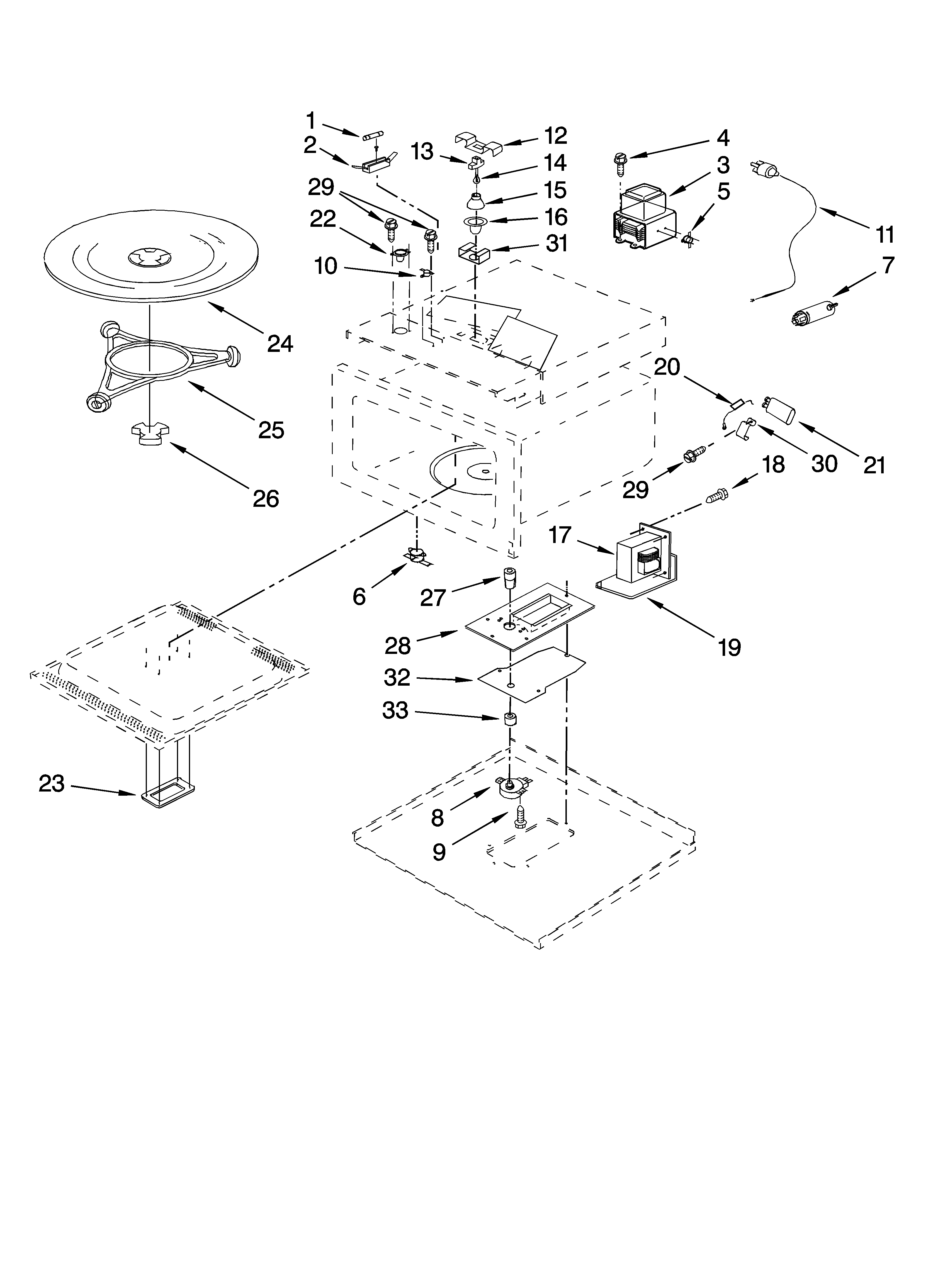 OVEN INTERIOR PARTS