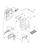 Dispenser front parts