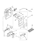 Dispenser front parts