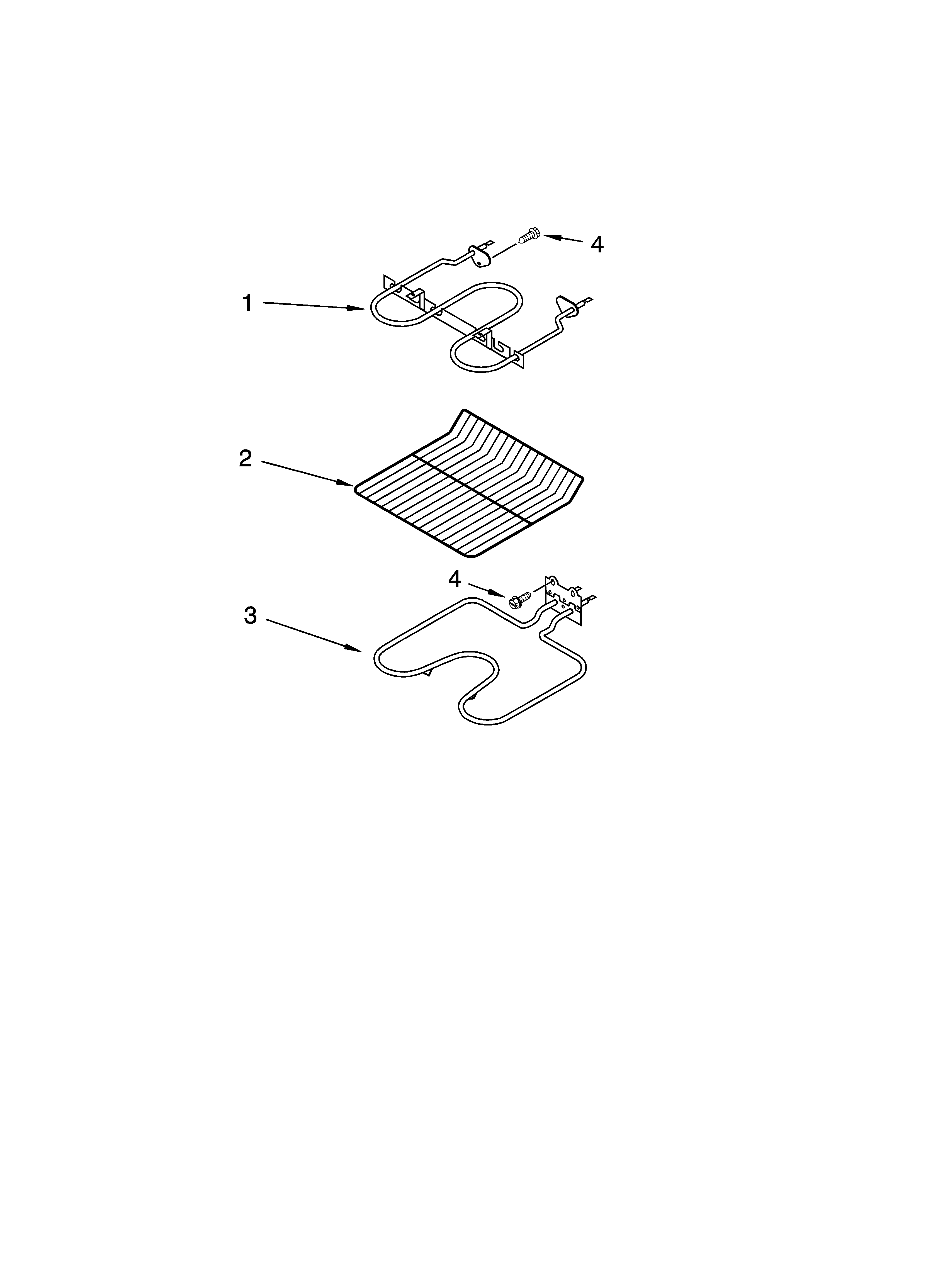 Internal oven parts