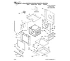 Whirlpool RBD305PRQ02 lower oven parts diagram