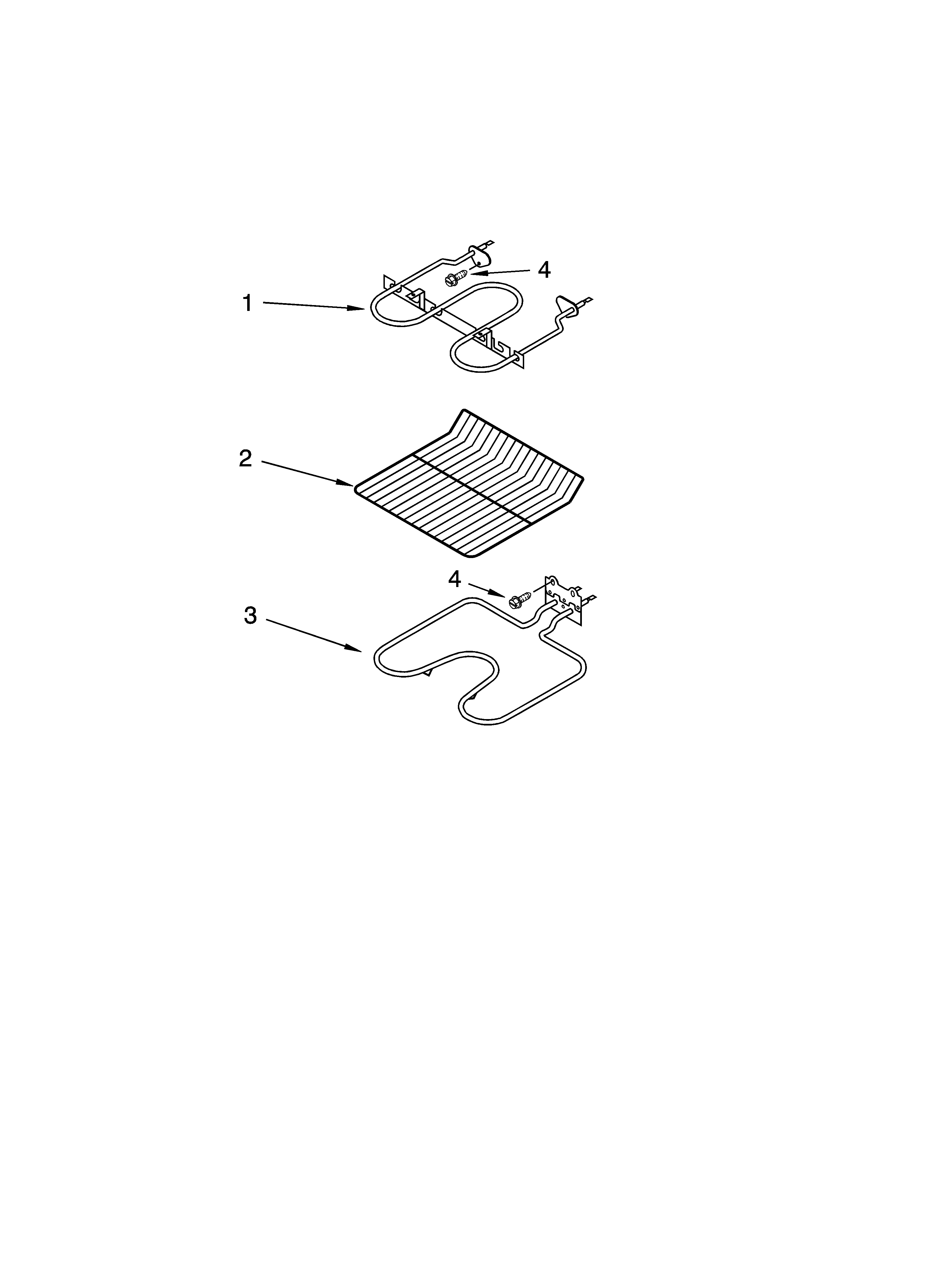 Internal oven parts