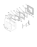 Oven door parts