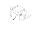 Jenn-Air JB36CXFXLB00 top grille and unit cover parts diagram