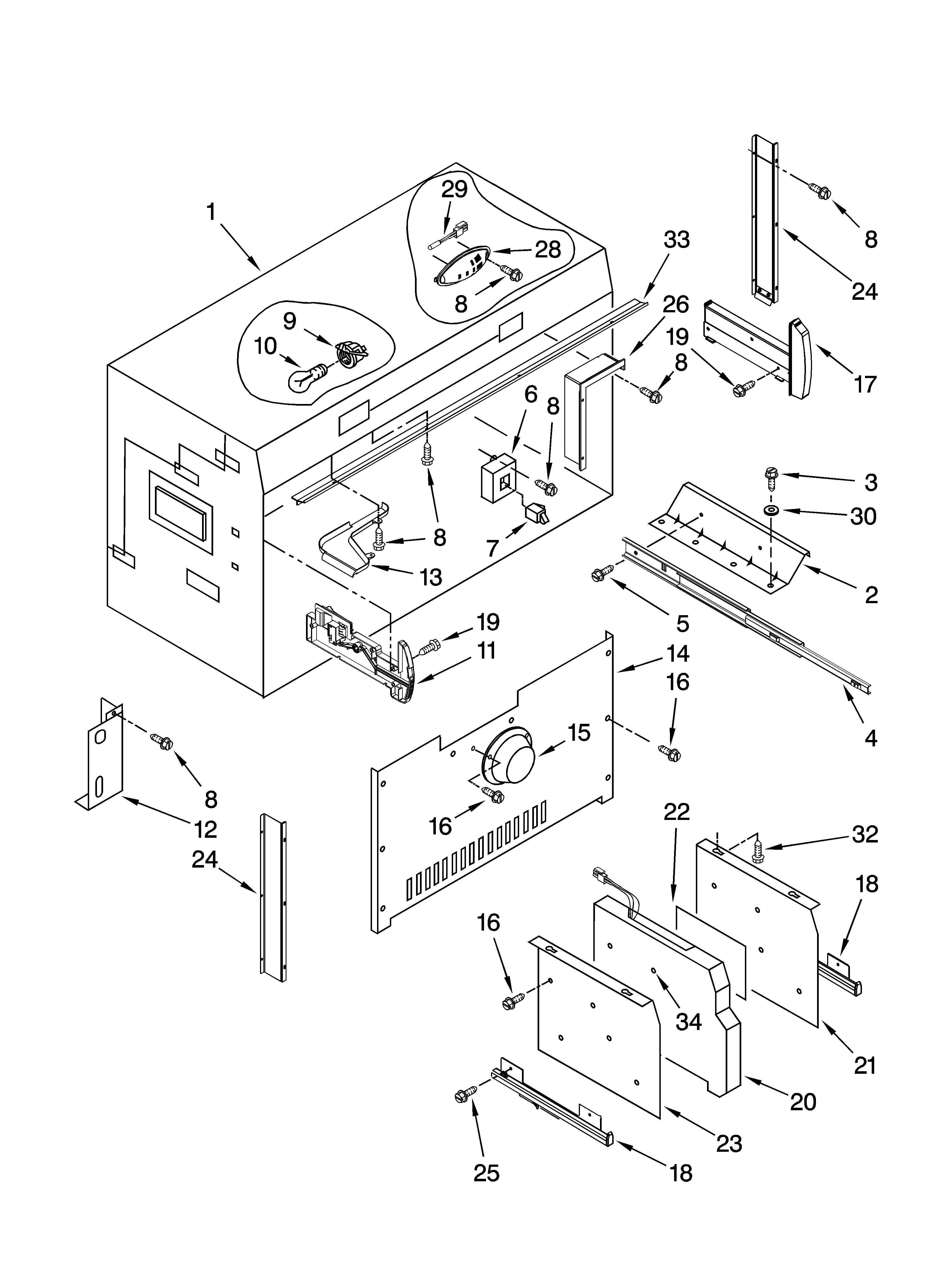 Freezer liner parts