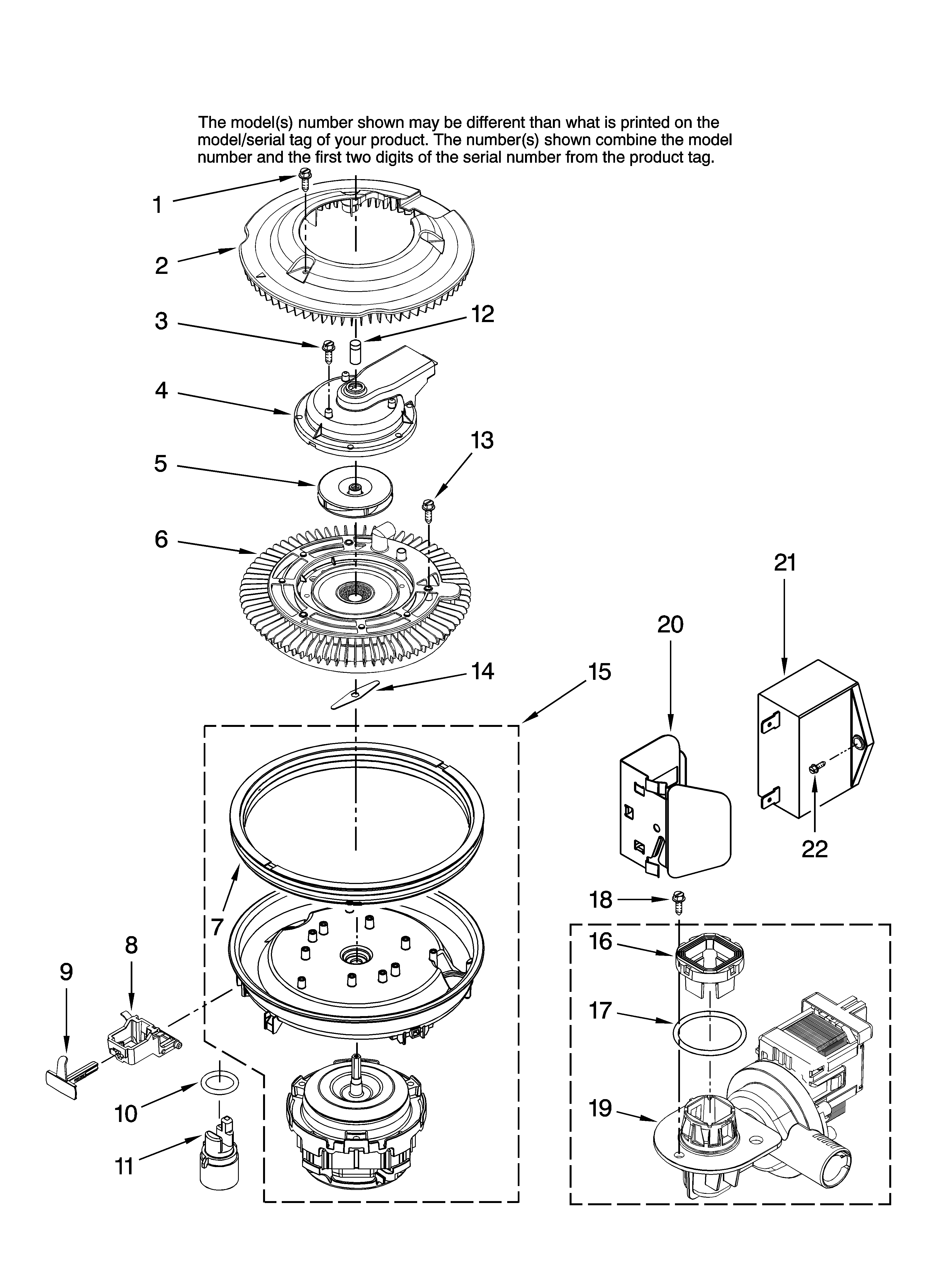 Pump and motor parts