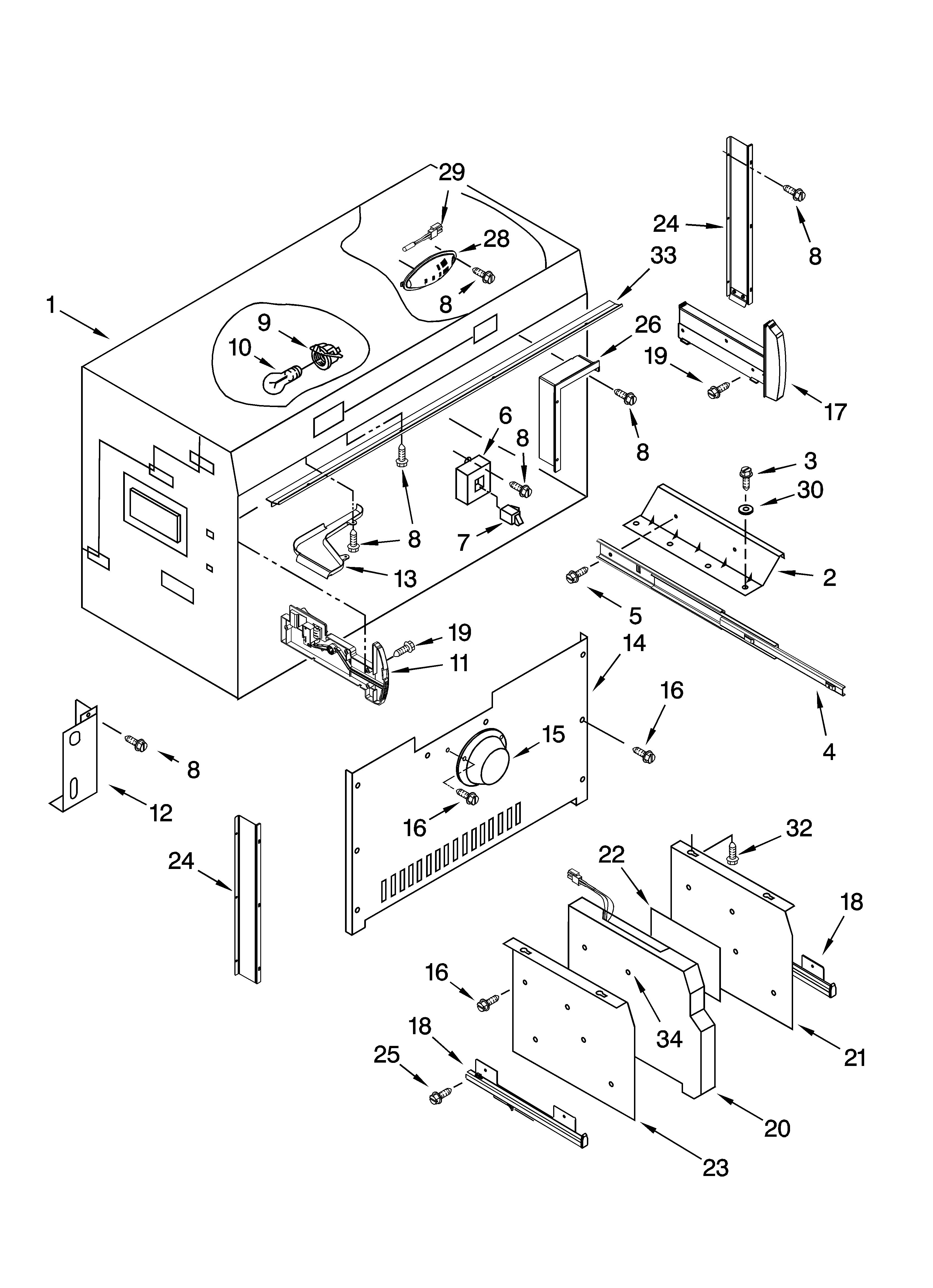 Freezer liner parts
