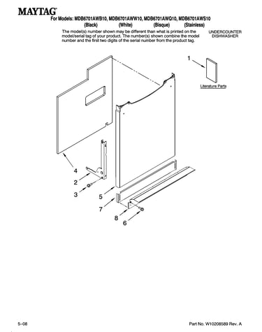 Door and panel parts