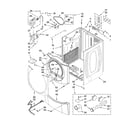 Maytag MEDE300VF0 cabinet parts diagram