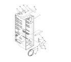 Maytag MSD2242VEW00 refrigerator liner parts diagram