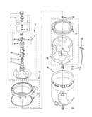Agitator, basket and tub parts