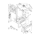 Maytag YMED5800TW0 cabinet parts diagram