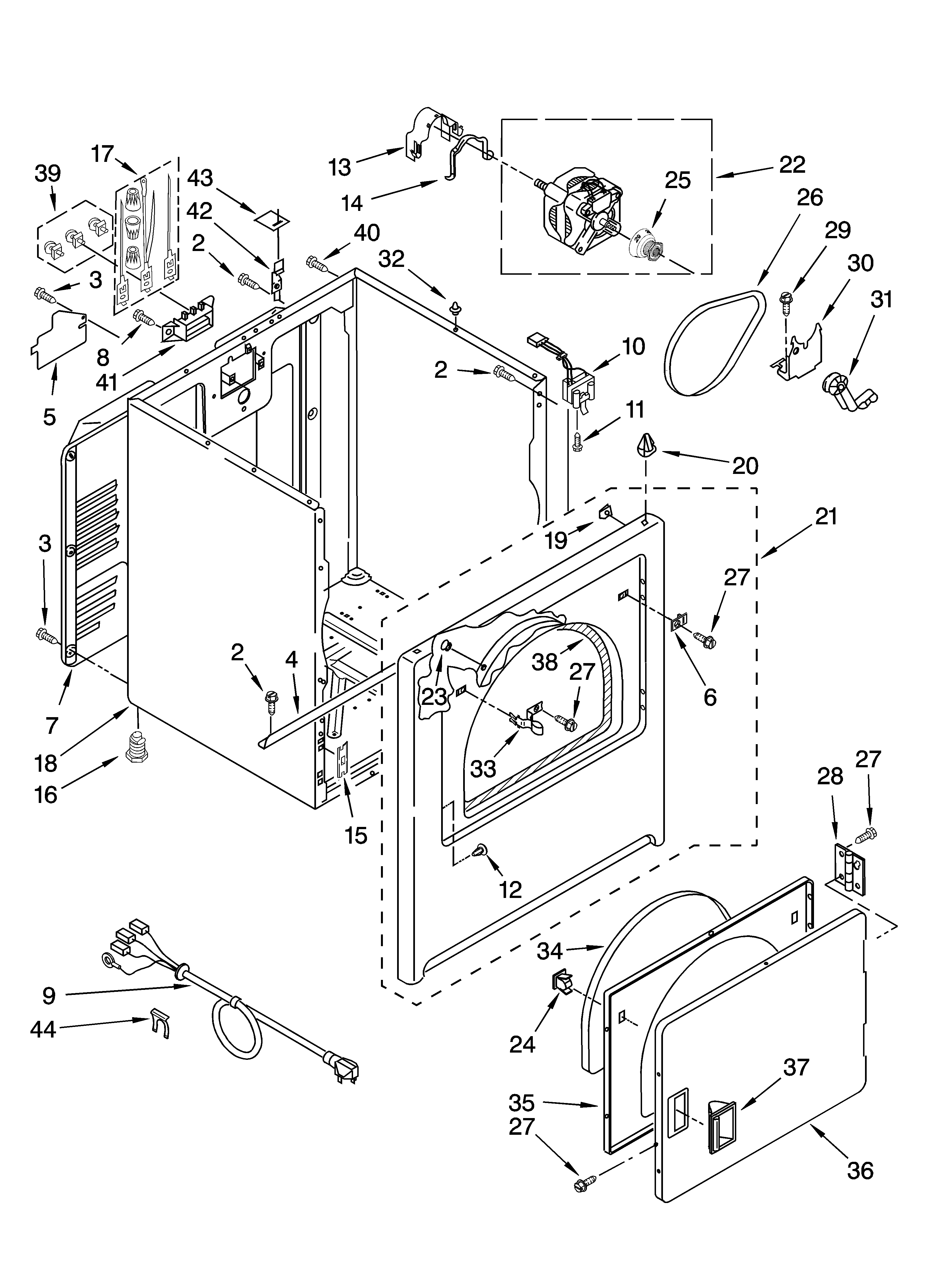 Cabinet parts