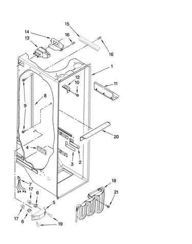 Refrigerator liner parts