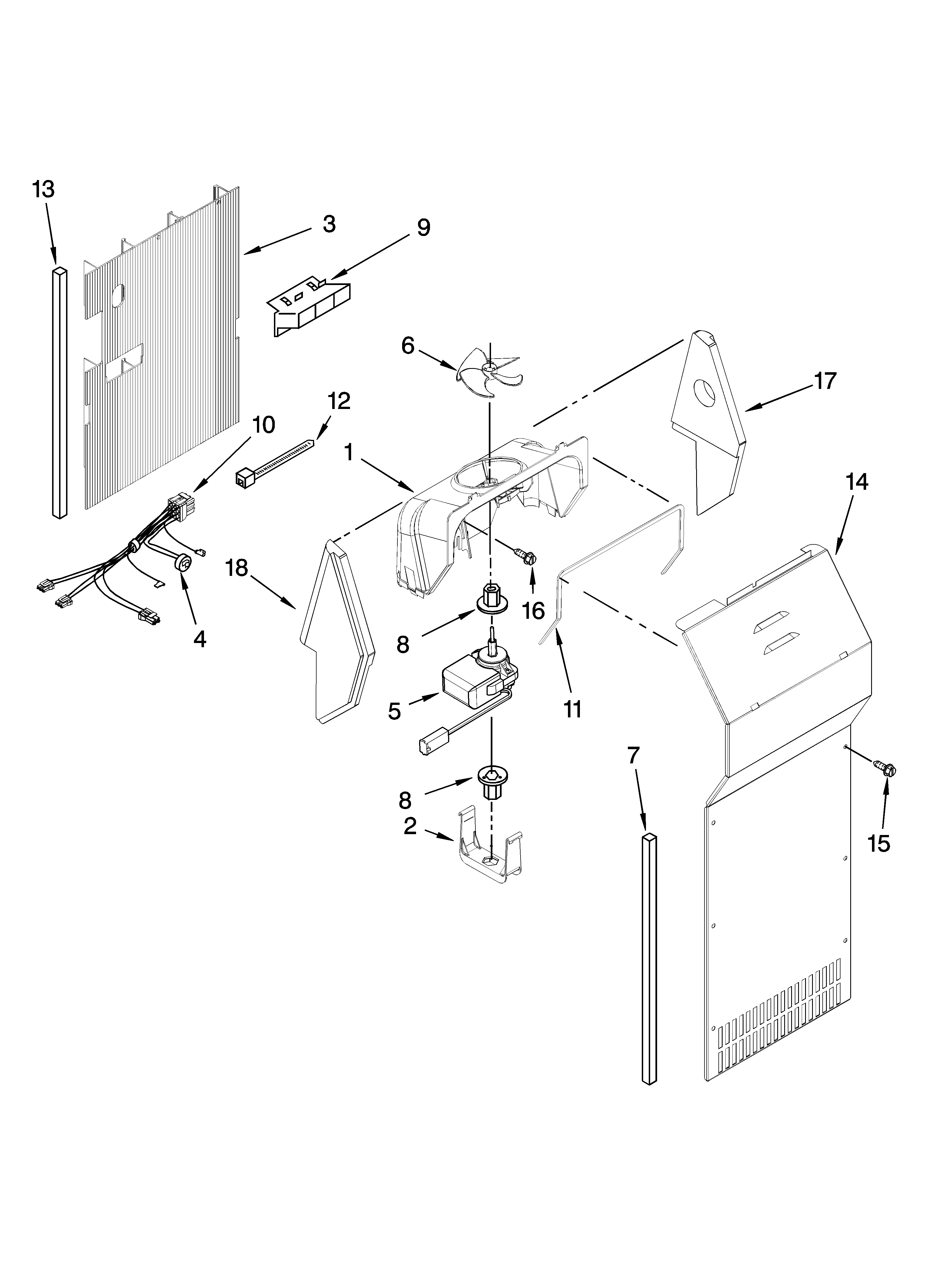Air flow parts