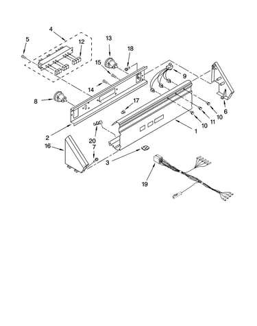 Control panel parts