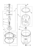 Agitator, basket and tub parts