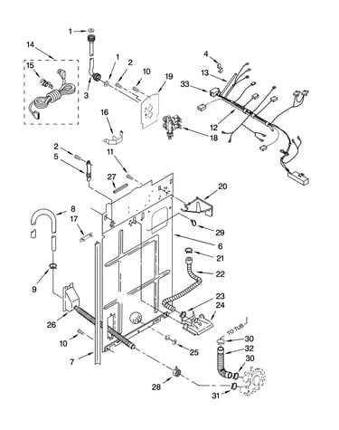 Rear panel parts