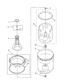 Agitator, basket and tub parts