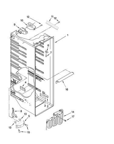 Refrigerator liner parts