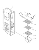 Freezer liner parts