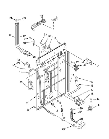 Rear panel parts