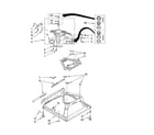 Whirlpool GCAM2792TQ2 machine base parts diagram