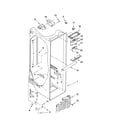 Whirlpool GD5DHAXVQ00 refrigerator liner parts diagram