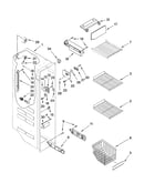 Freezer liner parts