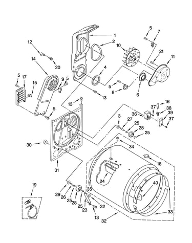 Bulkhead parts, optional parts (not included)