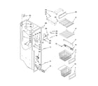KitchenAid KSCS25MVMK00 freezer liner parts diagram
