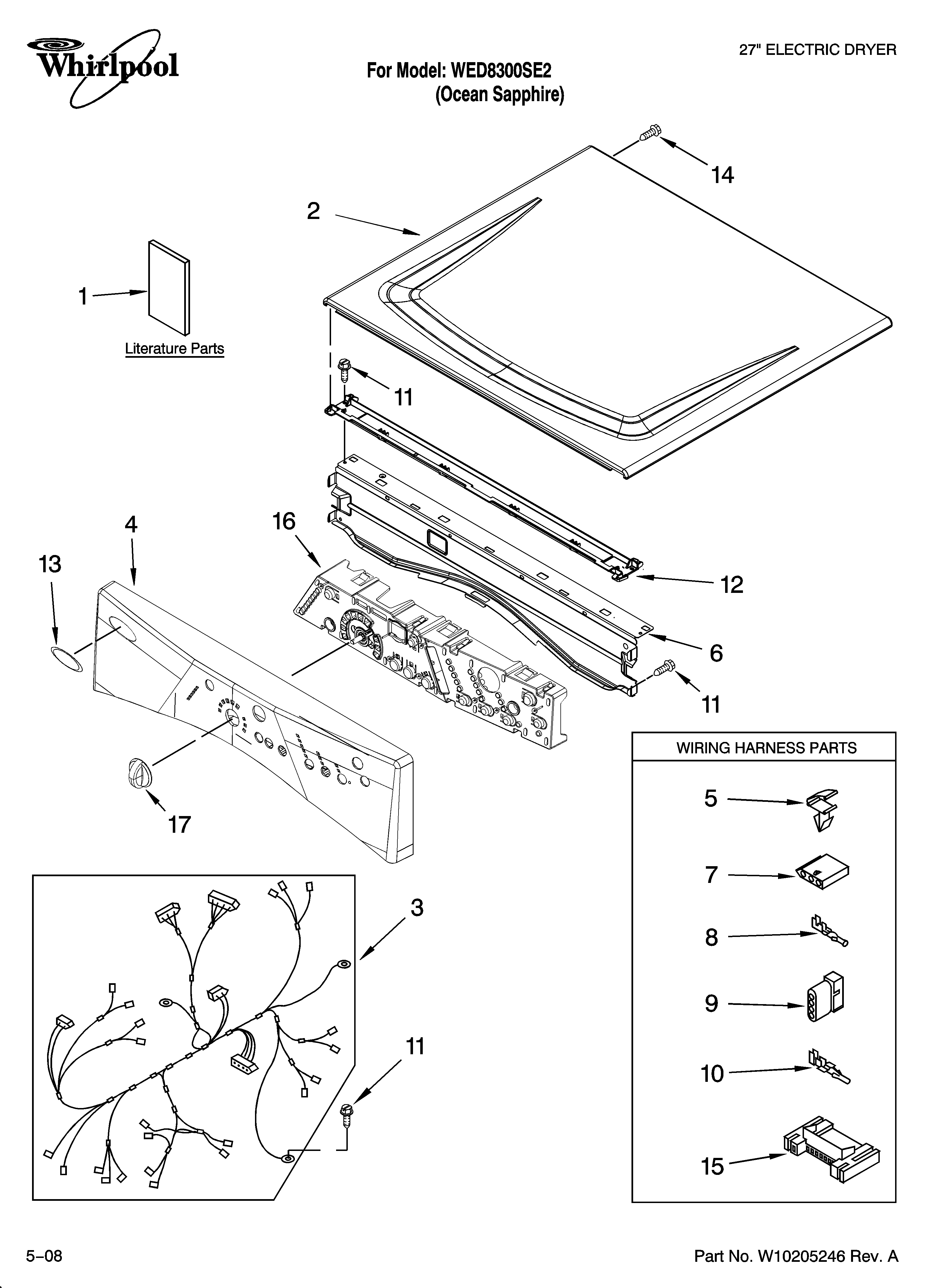 TOP AND CONSOLE PARTS