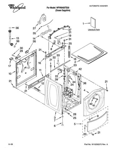 Top and cabinet parts